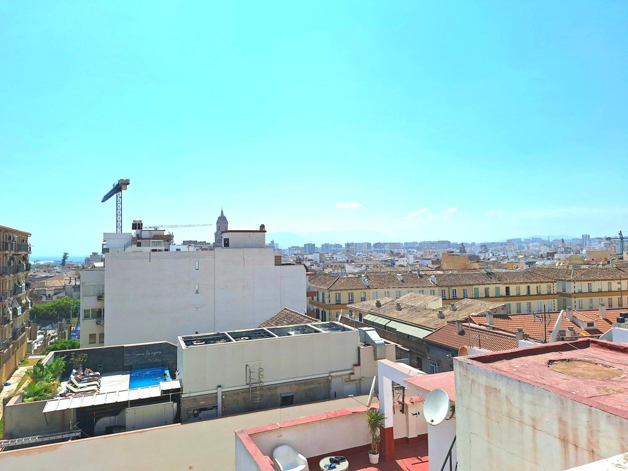 Malaga Centre Rooftop Terrace With Panoramic Views Exterior foto