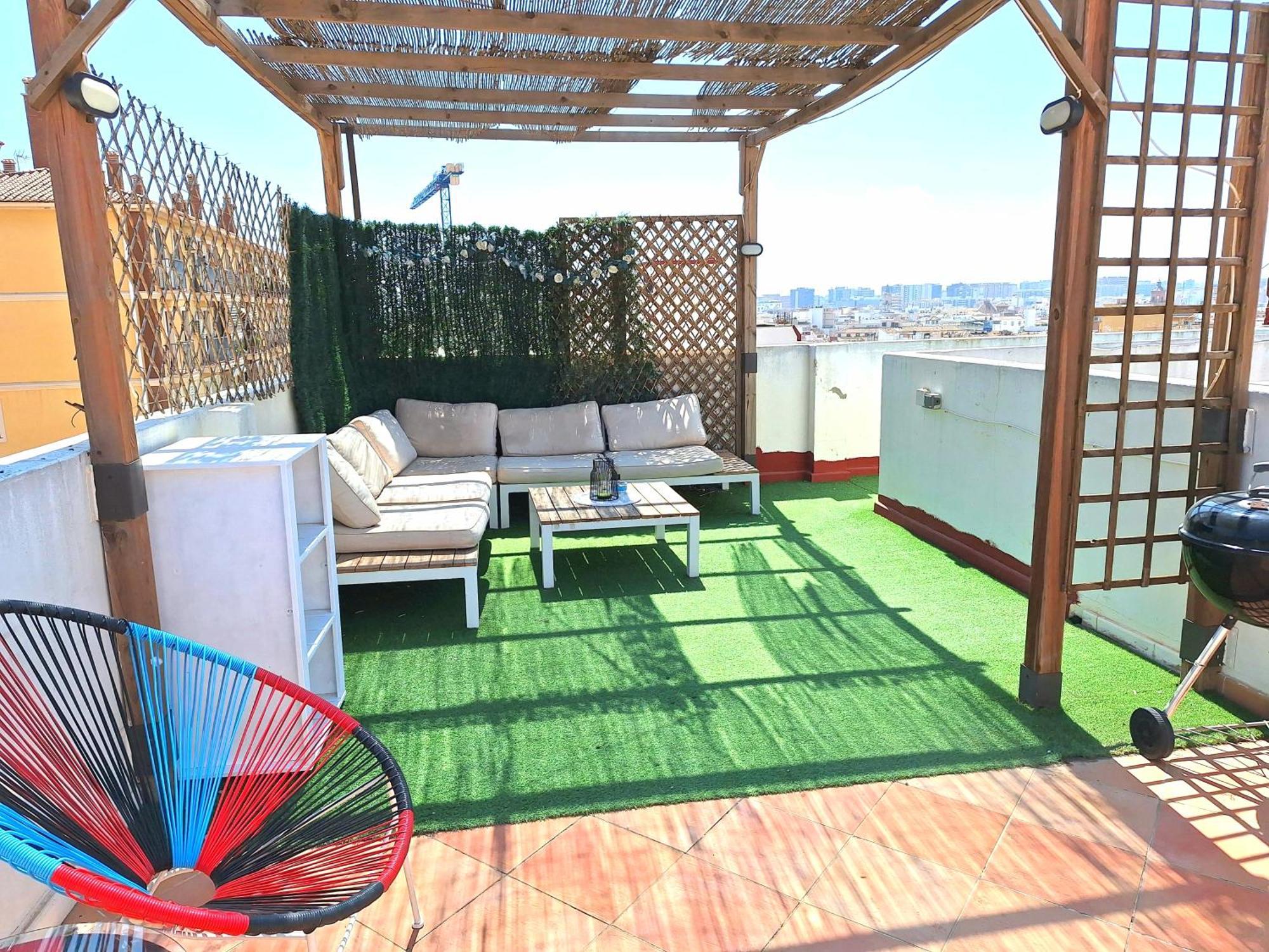 Malaga Centre Rooftop Terrace With Panoramic Views Exterior foto